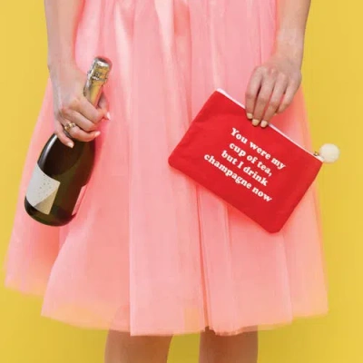 Totalee Gift You Were My Cup Of Tea Bag Cotton Red In Red