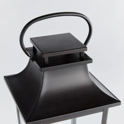 Napa Home & Garden Maurice Outdoor Lantern Candle Holder Large In Black