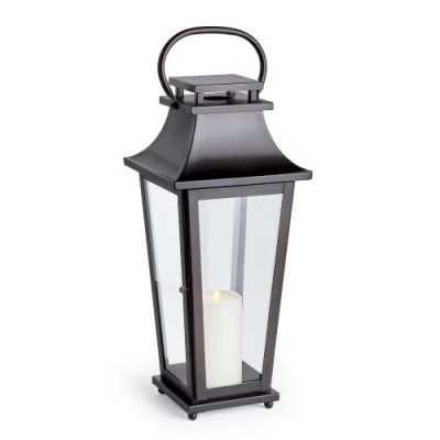 Napa Home & Garden Maurice Outdoor Lantern Candle Holder Medium In Black