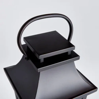 Napa Home & Garden Maurice Outdoor Lantern Candle Holder Medium In Black