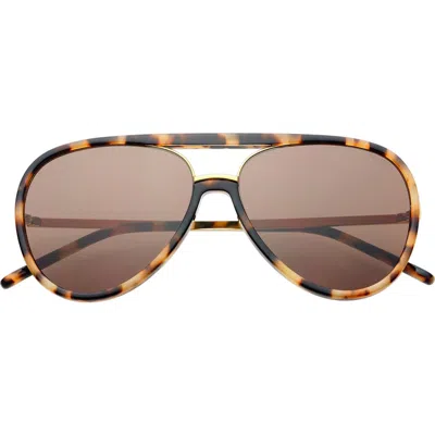 Freyrs Eyewear Shay Aviator Sunglasses In Brown