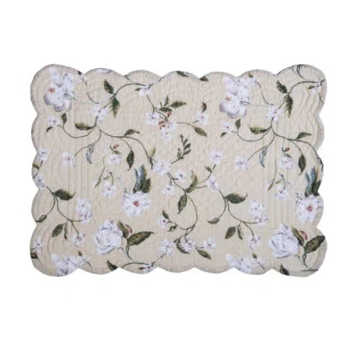 C & F Home C&f Home Garden Images Reversible Machine Washable Scallop Quilt Placemats Set Of 6 In Multi