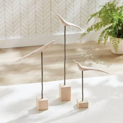 Napa Home & Garden The Flock, Set Of 3 In Neutral