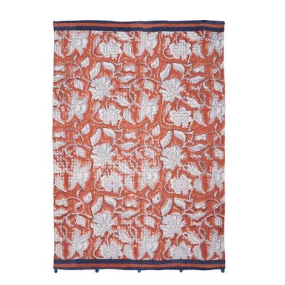 Carol & Frank Pocono Melon Towel In Orange