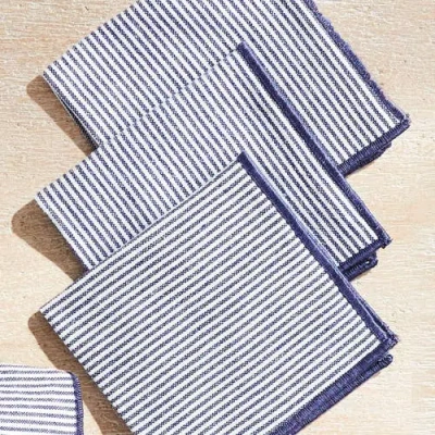 Napa Home & Garden Barclay Butera Vista Cockatil Napkins Set Of 4 In Blue