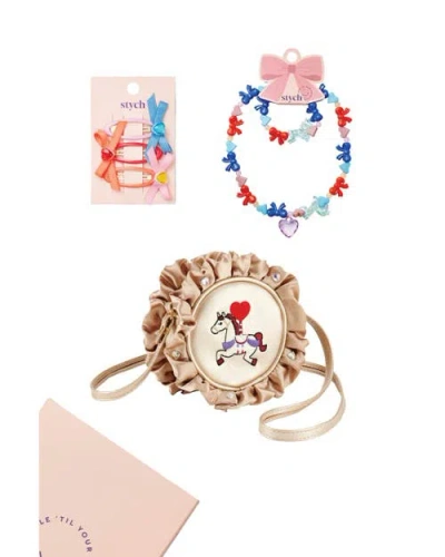 Stych Unicorn Bag And Accessories Gift Box In Blue