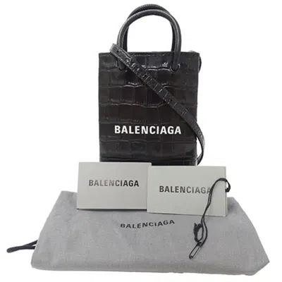 Pre-owned Balenciaga Black Leather Pochette Shoulder Bag ()