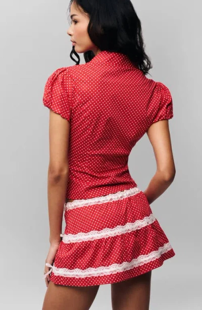 Guizio Liana Top In Red