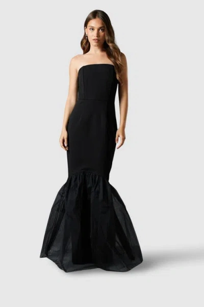 Coast Strapless Fishtail Maxi Dress In Black