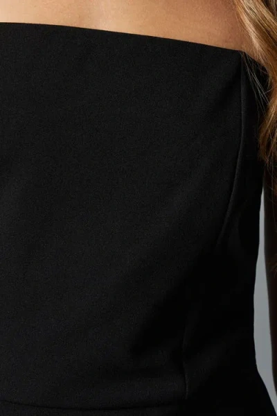 Coast Strapless Fishtail Maxi Dress In Black