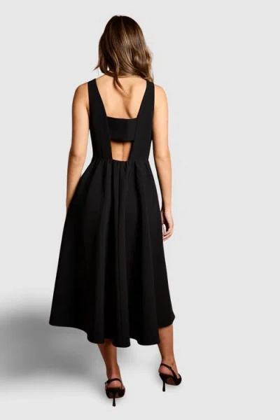 Coast Sleeveless Bow Midi Dress In Black