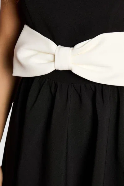 Coast Sleeveless Bow Midi Dress In Black