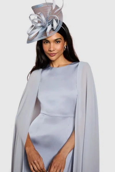 Coast Sleeveless Cape Maxi Dress In Blue