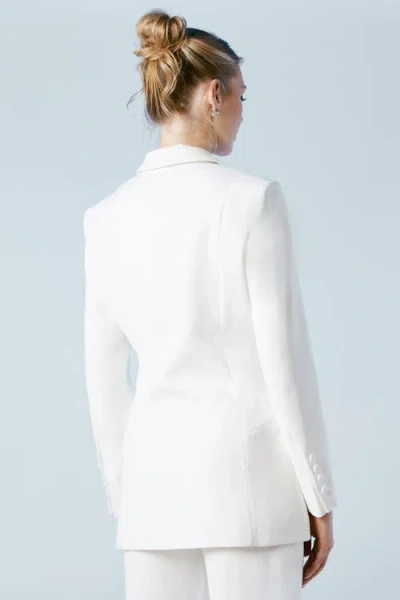 Coast Hourglass Double Breasted Blazer In White