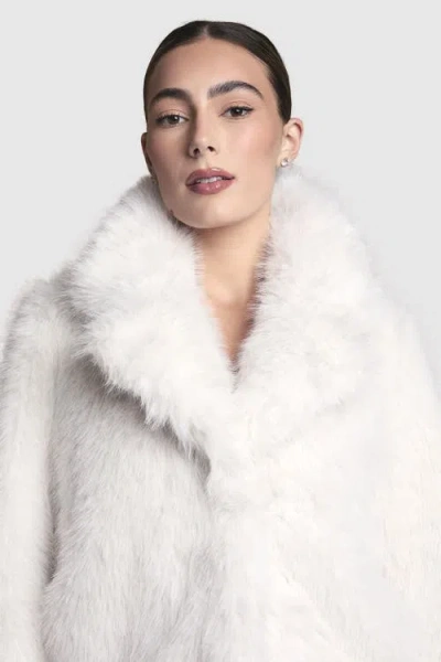 Coast Occasion Short Faux Fur Coat In White