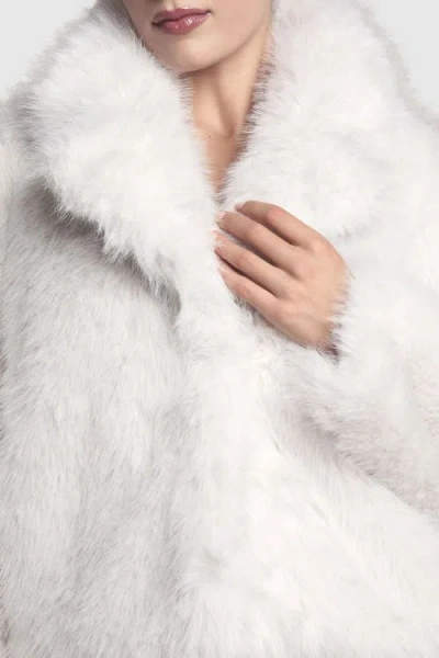 Coast Occasion Short Faux Fur Coat In White
