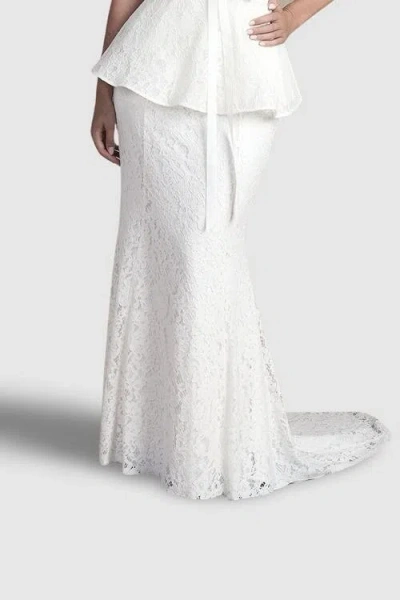 Coast Lace Bridal Maxi Skirt In White