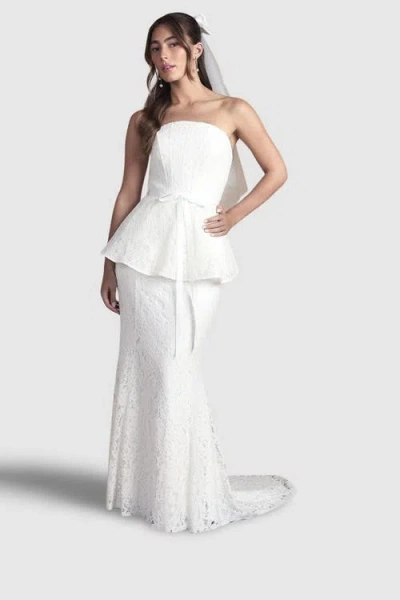 Coast Lace Bridal Maxi Skirt In White