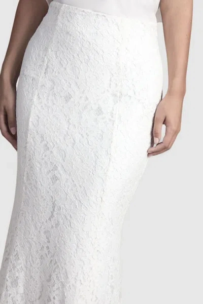 Coast Lace Bridal Maxi Skirt In White