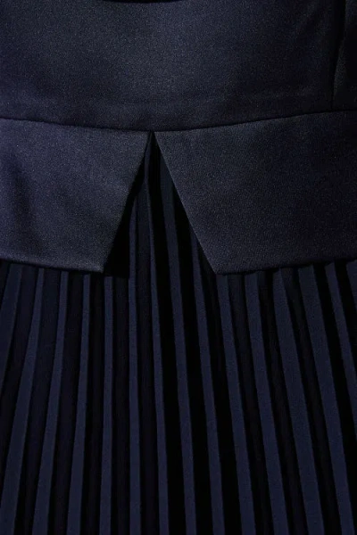 Coast Petite Square Neck Midi Dress In Blue