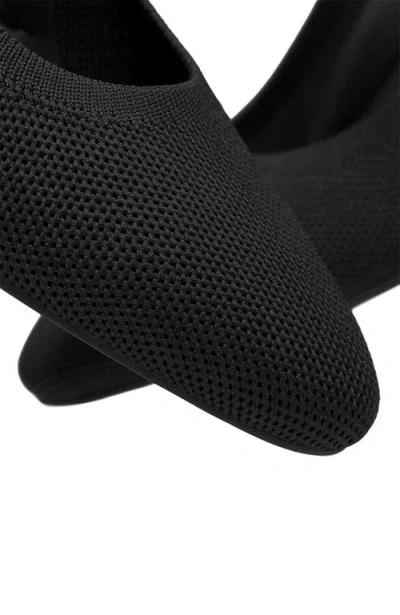 Vivaia Almond-toe Wedge In Black