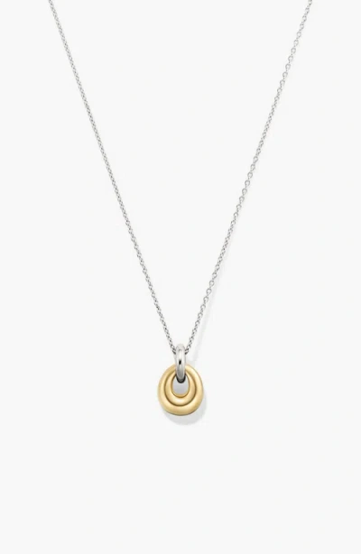 Mejuri Jojo Loop Pendant Necklace In Gold