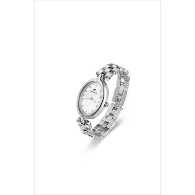 Retro Chic Vatican Watch In Silver