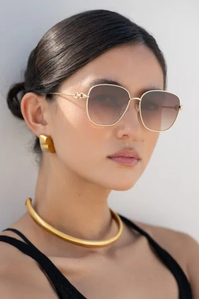 Freyrs Eyewear Lea Square Sunglasses In Multi