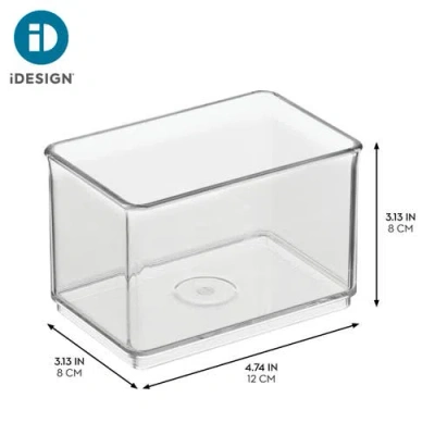 Idesign Small Shallow Organizer Bin In Transparent