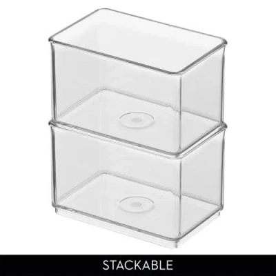 Idesign Small Shallow Organizer Bin In Transparent