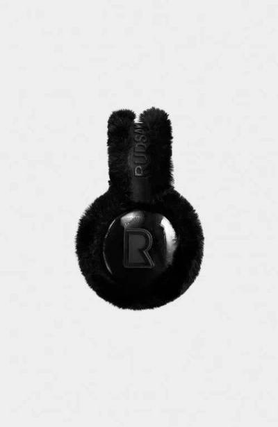 Rudsak Valencia Faux Fur Earmuffs In Black