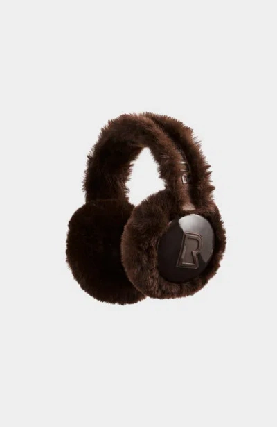 Rudsak Valencia Faux Fur Earmuffs In Brown