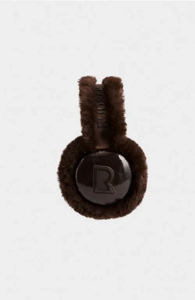 Rudsak Valencia Faux Fur Earmuffs In Brown