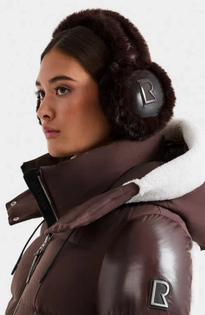Rudsak Valencia Faux Fur Earmuffs In Brown