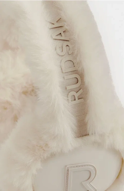 Rudsak Valencia Faux Fur Earmuffs In Blue