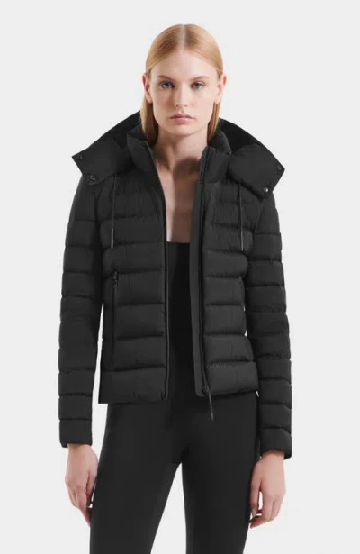 Rudsak Melissa Lightweight Down Puffer In Black