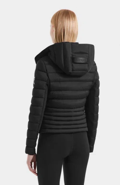 Rudsak Melissa Lightweight Down Puffer In Black