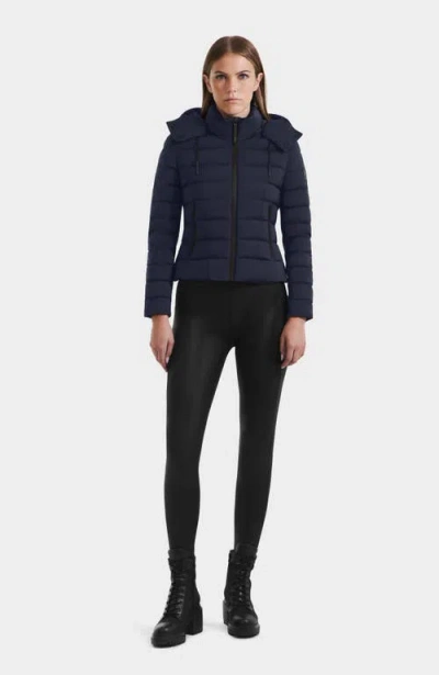 Rudsak Melissa Lightweight Down Puffer In Blue