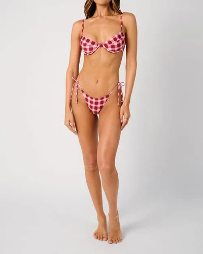 Weworewhat Tie Bikini Bottom In Multi