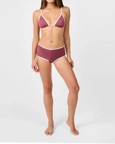Weworewhat Low Rise Swim Shorts In Purple