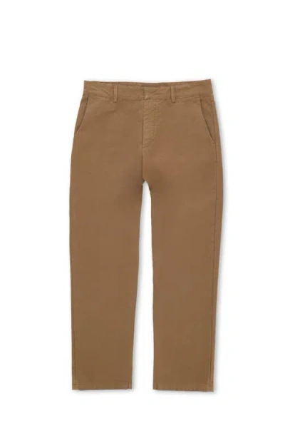 Fortela Mainet Cotton Chino Trousers In Brown