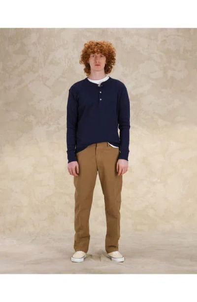 Fortela Mainet Cotton Chino Trousers In Brown