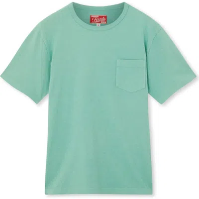 Fortela Tubejp Cotton Chest Pocket T-shirt In Green