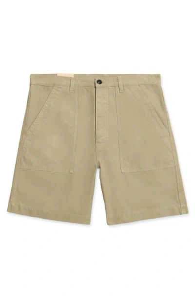 Fortela Rebel Cotton Pocket Bermuda In Neutral