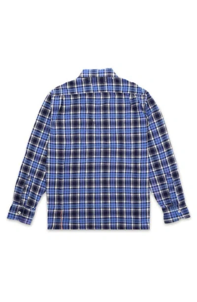 Fortela Baker Bowling Shirt In Blue