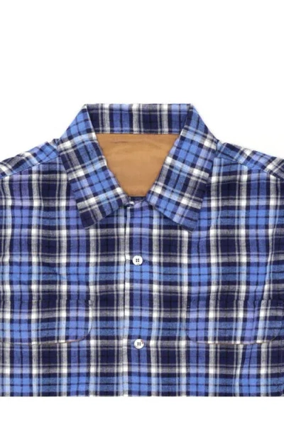 Fortela Baker Bowling Shirt In Blue