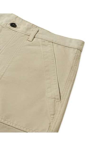 Fortela Rebel Cotton Pocket Bermuda In Neutral