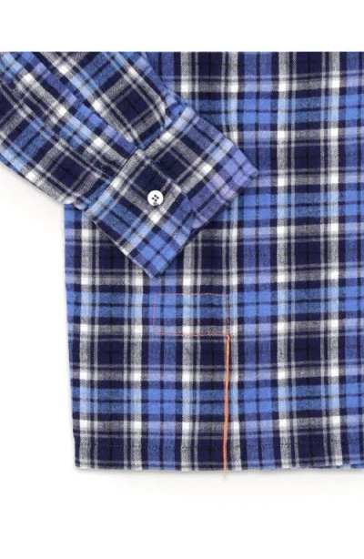 Fortela Baker Bowling Shirt In Blue