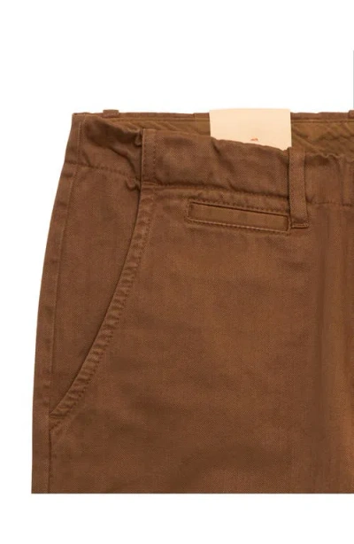 Fortela Wallace Herringbone Trousers In Brown