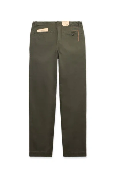 Fortela Wallace Herringbone Trousers In Green